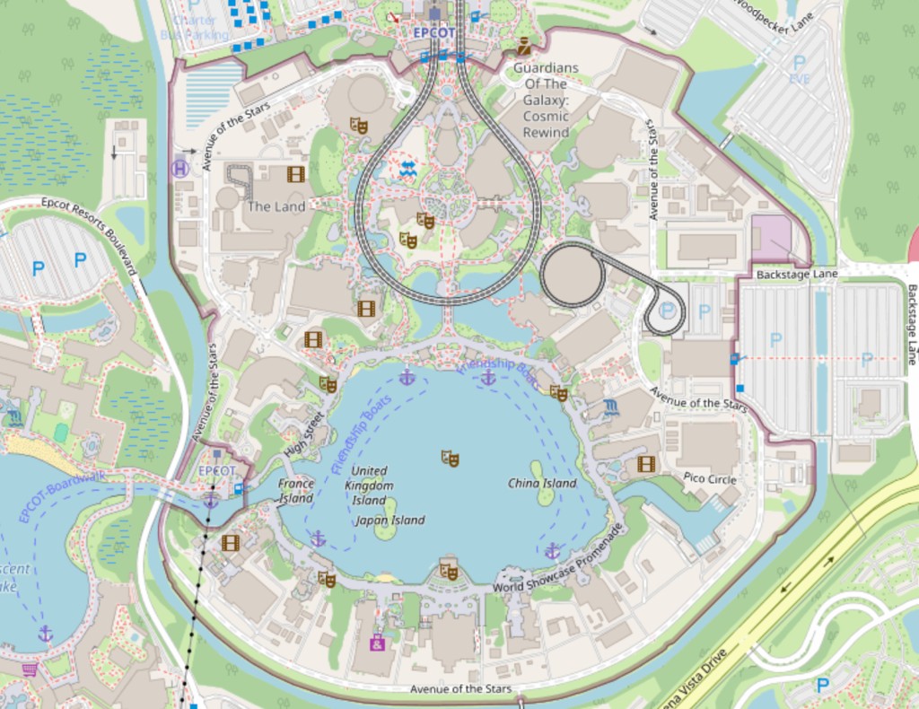 EPCOT map preview