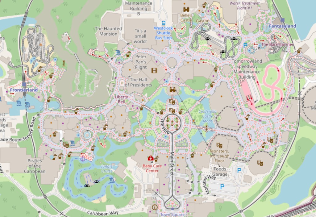 Magic Kingdom map preview
